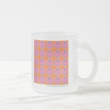pop art happy faces mug