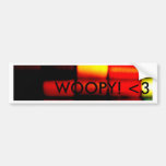 Pop Art Hipster Sticker Bumper Stickers