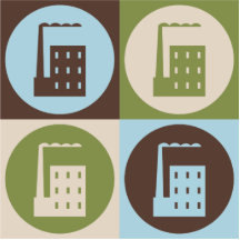 Pop Art Industrial Engineering Photo Cutouts