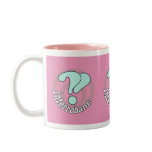 Pop Art Interrobang (Pink) mugs