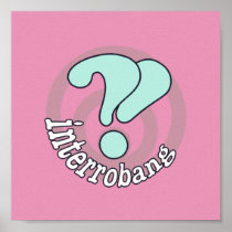 Pop Art Interrobang (Pink)