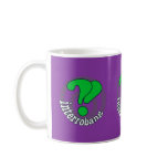 Pop Art Interrobang (Purple) mugs
