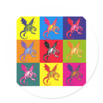 Pop Art Jabberwocky Full Colour