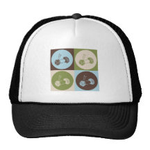 Pop Art Knitting Mesh Hats