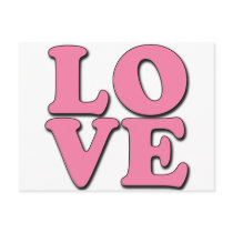 POP ART LOVE POST CARDS
