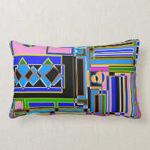 Pop Art lumbar pillow by Whimzwhirled pillows
