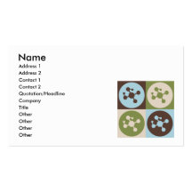 Pop Art Molecular Biology Business Cards