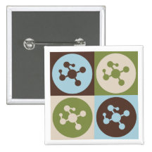 Pop Art Molecular Biology Pins