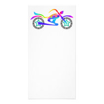 Pop Art MOTORCYCLE Photo Card