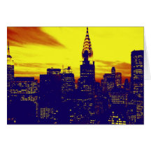 Pop Art New York Greeting Card
