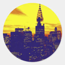 Pop Art New York Stickers