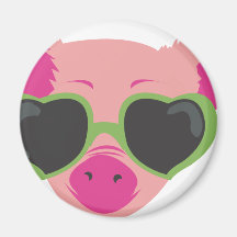 Pop art Piggy Fridge Magnets