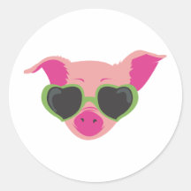 Pop art Piggy Sticker