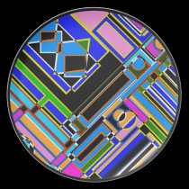 Pop Art plates by Whimzwhirled plates