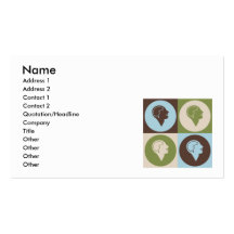 Pop Art Psychology Business Card