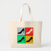 Pop Art Pumps Canvas Bag