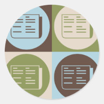 Pop Art Reporting Stickers