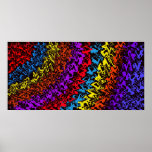 pop art ribbon poster
