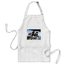 Pop Art Running Horses Apron