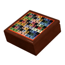 Pop Art Skateboarders Collage Jewelry Box