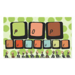 Pop Art Skeletons & Polka Dots, template Rectangular Sticker