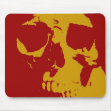 Pop Art Skull Mouse Pads