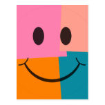 Pop Art Smiley Face Postcard