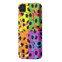Pop Art Soccer Balls iPhone 4 Case