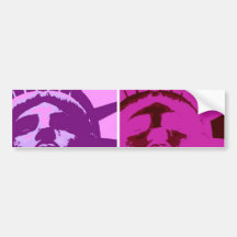 Pop Art Statue of Liberty Bumper Stickers