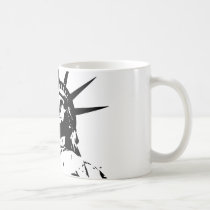 Pop Art Statue of Liberty mugs
