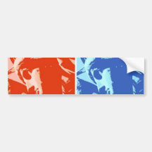 Pop Art Style Statue of Liberty New York Bumper Sticker