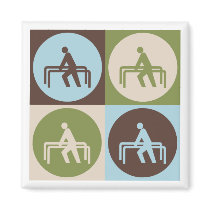 Pop Art Therapy Magnets