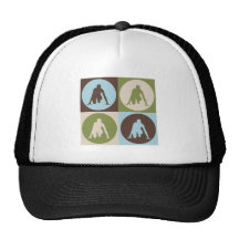 Pop Art Track Mesh Hats