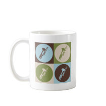 Pop Art Trombone Coffee Mugs