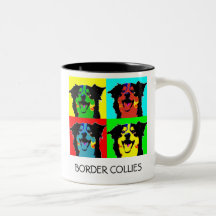 Pop Border Collie Mug