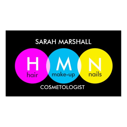 Pop Cosmetologist Business Card