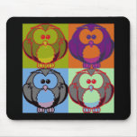 Pop Goes the Owl Mousepad
