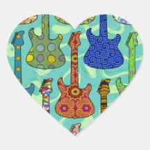 POP GUITARS STICKER