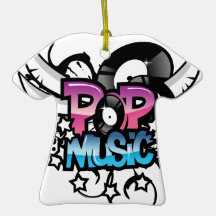 Pop Music Christmas Ornaments