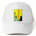 POP NEW YORK CAPS ART DESIGNS VISUAL LOGOS MESH HAT