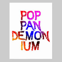 pop pandemonium postcards