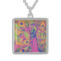 Pop Peacock Necklace