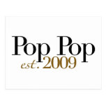 Pop Pop Est. 2009 Postcard
