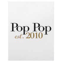 Pop Pop Est 2010 Letterhead Template