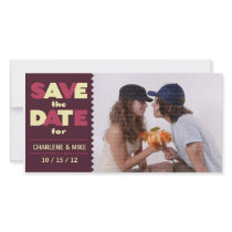 Pop Scene (Cherry/Cream) Save the Date Photo