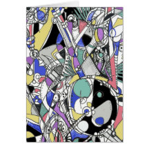 Pop Tech:  Machine Tech One Greeting Card