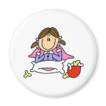 Popcorn And Pyjamas Magnet