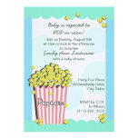 Popcorn Baby Shower Custom Invite