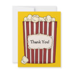 Popcorn Flat Thank You Card