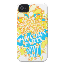 POPCORN_PARTY iPhone 4 Case-Mate CASE